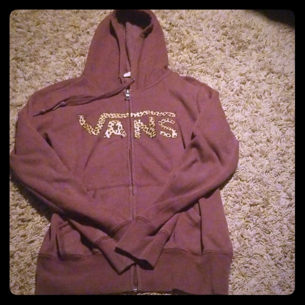 Vans zip up sweater
